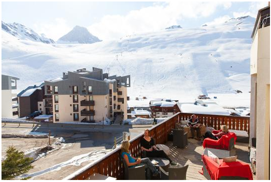 Terrasse Hôtel La Vanoise