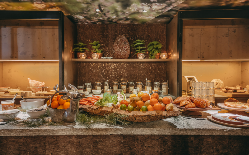 Buffet Petit dej Hôtel Les suites Maison Bouvier