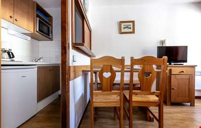 Tignes - Résidence Odalys Le Hameau du Borsat : Intérieur d'un logement