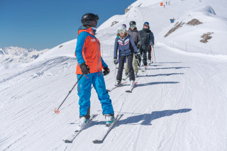 Cours de ski adultes-enfants 5 matinées Oxygène Tignes