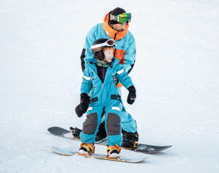 Cours snowboard enfants Oxygène Tignes