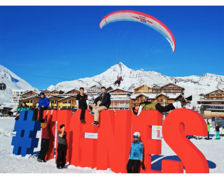 Tignes-parapente vol groupe