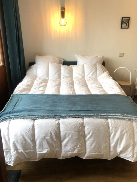 séjour + lit rapido déployé (140cm)