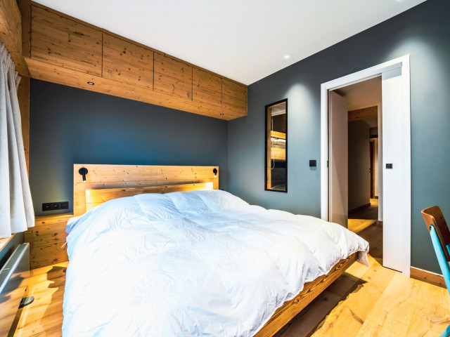 Chambre avec lit double.