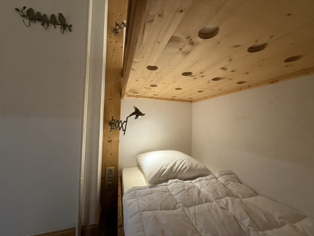 Lit superposé bas location-appartement-hauts de val claret-ski-tignes