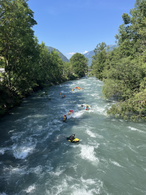 Nage en eaux vive