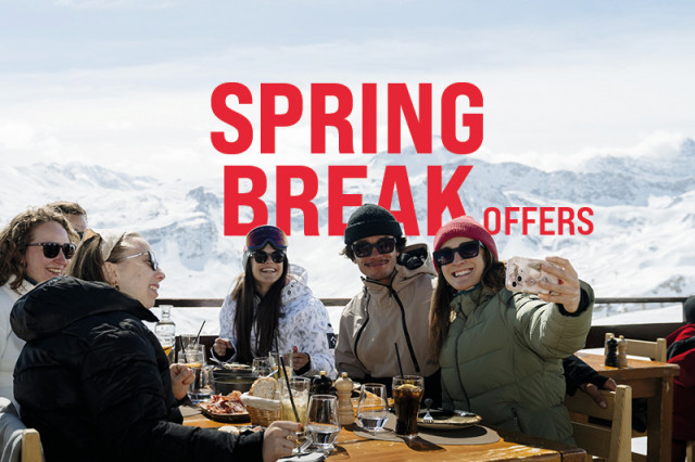Spring Break offer - from April 18 to May 3