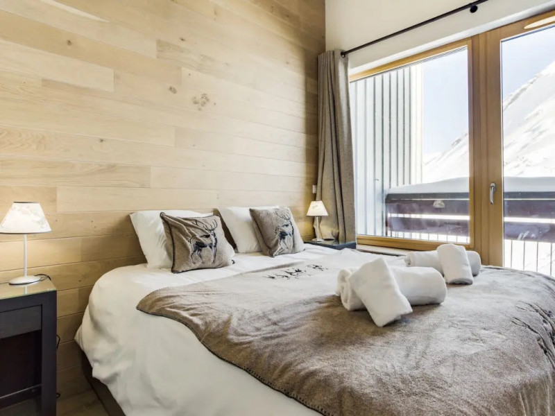 Chambre 3 location-appartement-hauts de val claret-ski-tignes