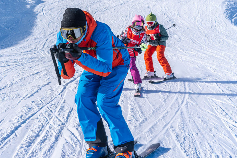 Cours de ski enfant-ado Oxygène Tignes