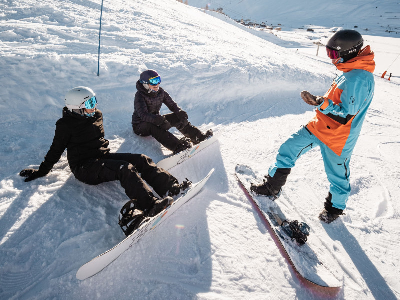 Cours snowboard adultes Oxygène Tignes