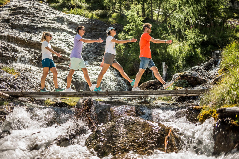 Randonnée en famille dans le Parc National de la Vanoise à Tignes